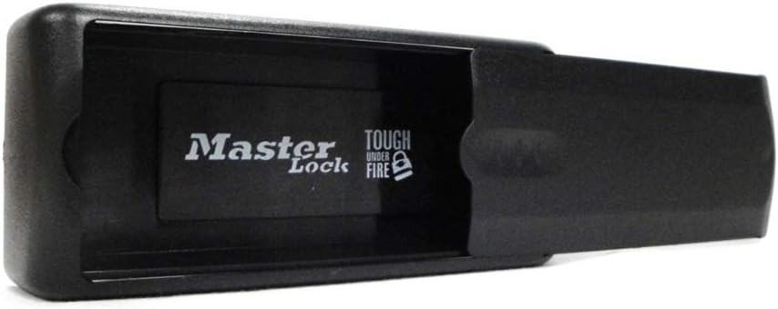 Master Lock Magnetic Key Holder, 1 Pack Black