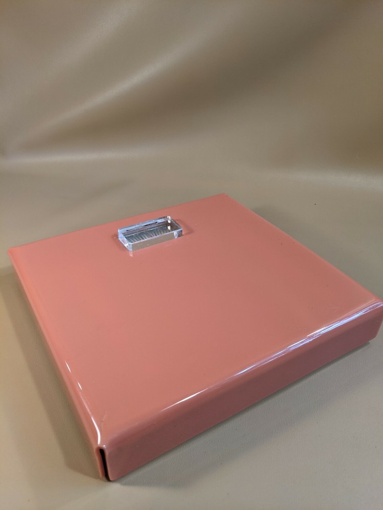 Vintage Orange Square Bathroom Scale