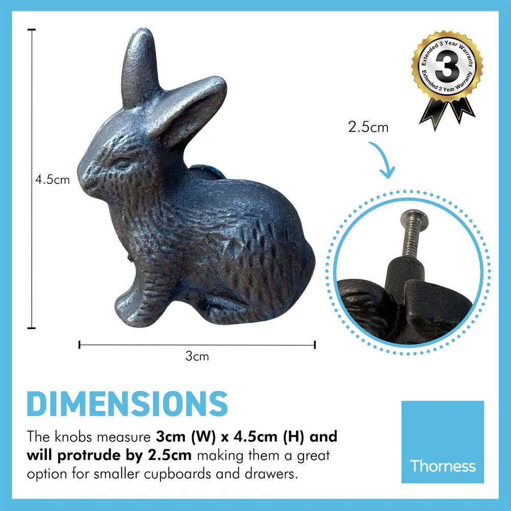 Rabbit shaped knob