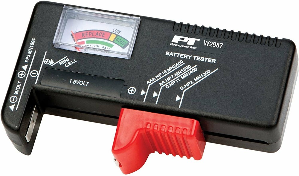 Performance Tool W2987 Analog Battery Tester,