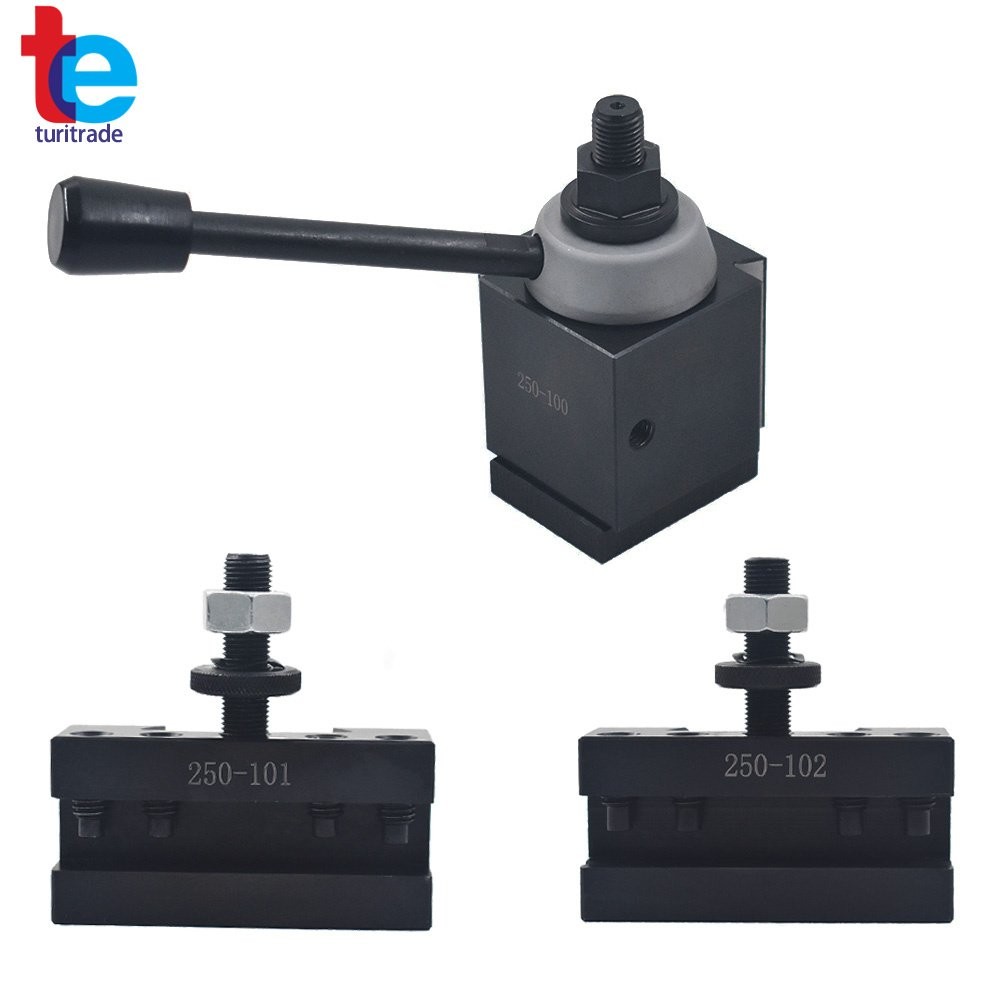 AXA 250-100 Piston Type Quick Change Tool Post Holder For Lathe 12" CNC