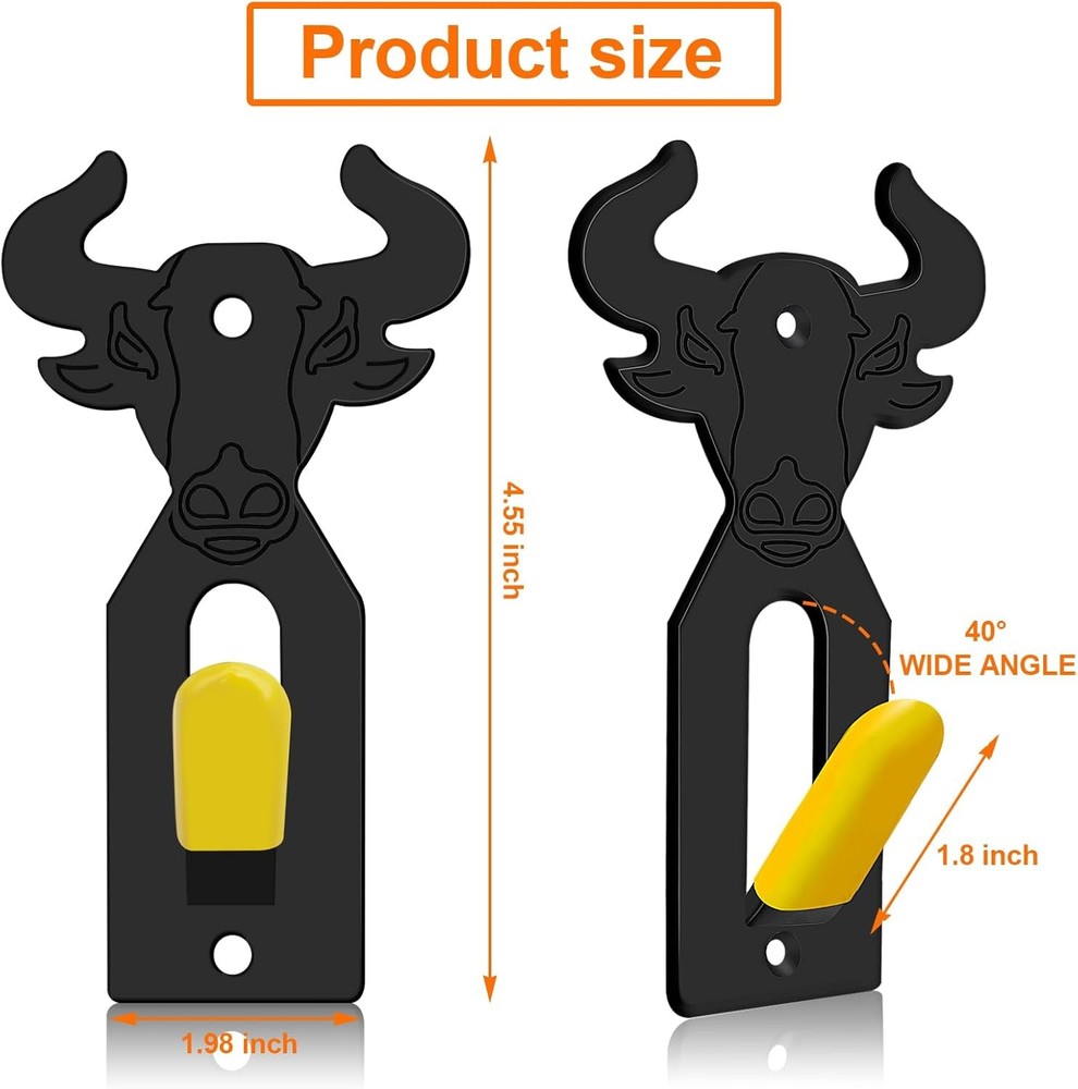 Adjustable skull wall mount hanger for deer display