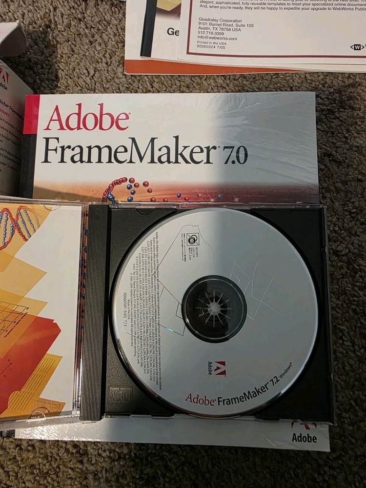 Adobe Framemaker 7.2 for Windows