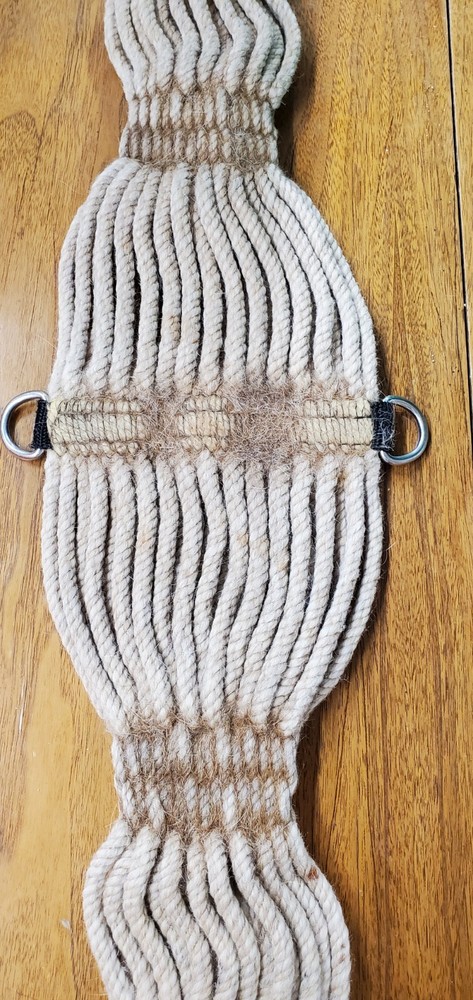 Pre-owned White Cotton Girth 32inch