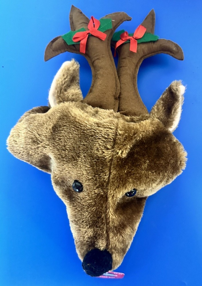 Reindeer Plush Hat - New with Tags - One Size Fits Most