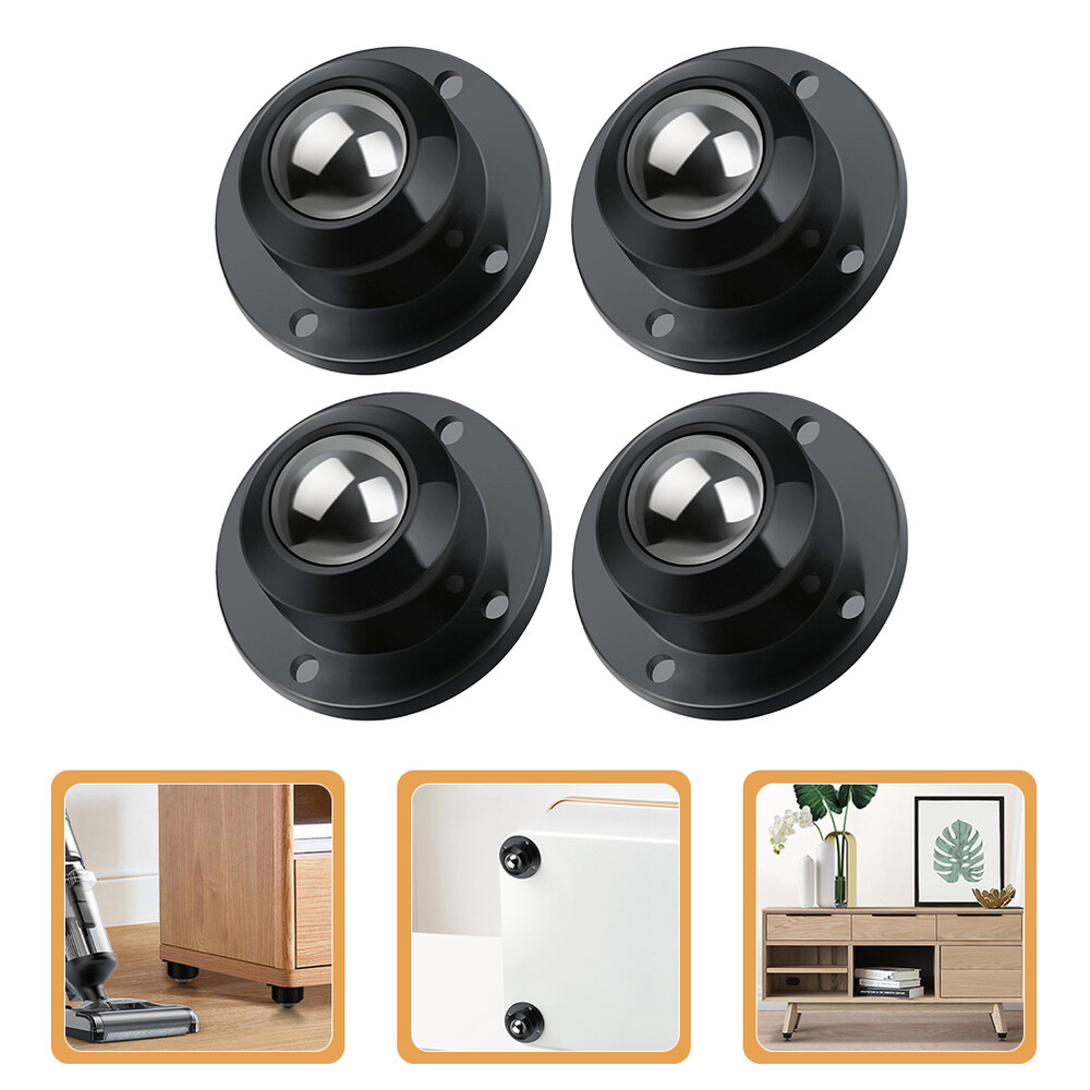 4pcs Storage Bin Wheels Swivel Caster Wheels Small Caster Wheels