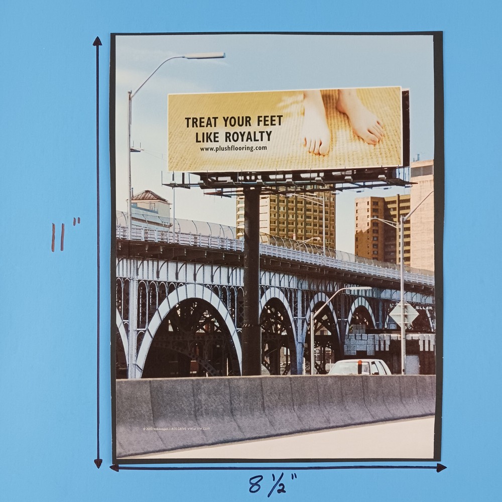 2000 Volkswagen 2-Page Print Advertisement