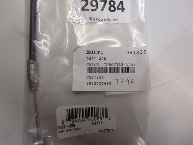 Arctic Cat Throttle Cable - 0687-200 - #29784