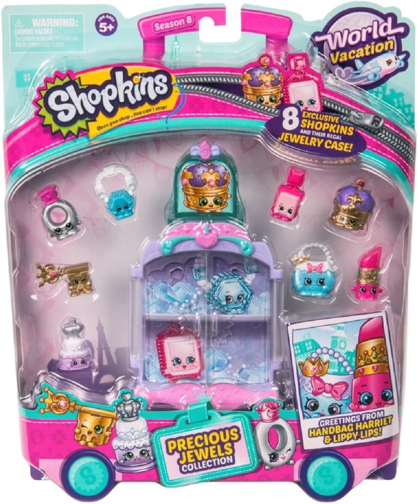 Shopkins World Vacation Precious Jewels Collection Europe-2016-Season 8 -NEW