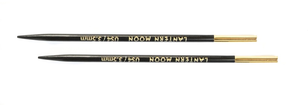 Lantern Moon 5" Ebony Interchangeable Knitting Needles 5 US (3.75mm)