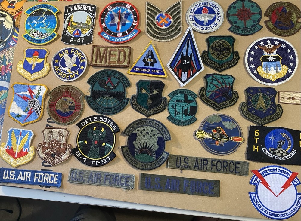 33 U.S. Air Force patches