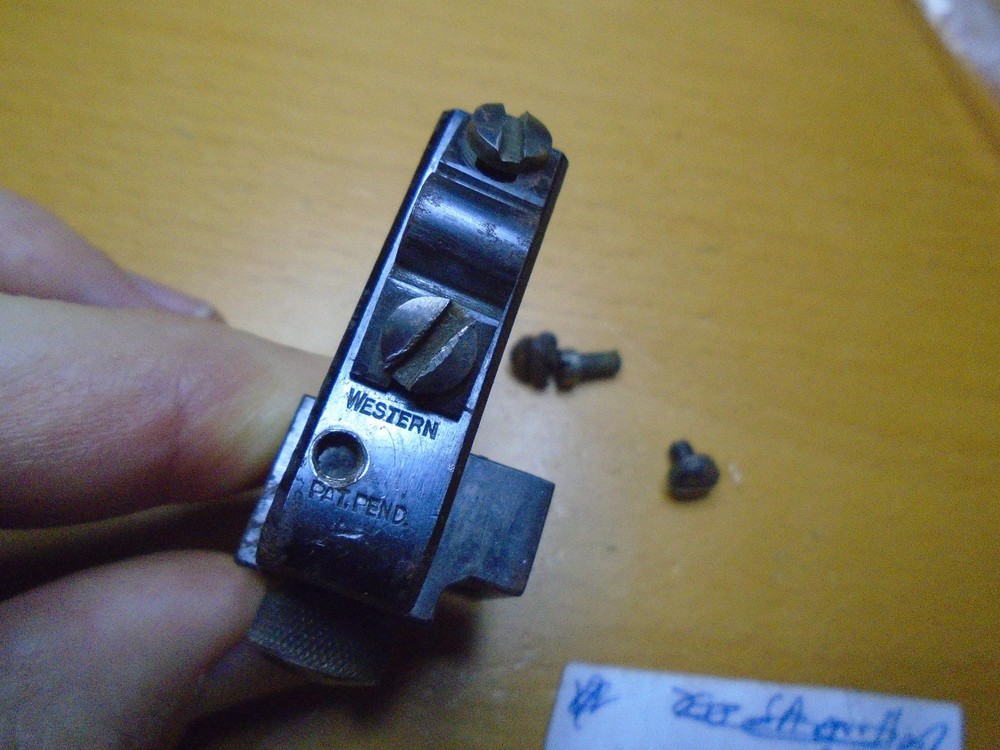 RARE Vintage Western Receiver Sight
