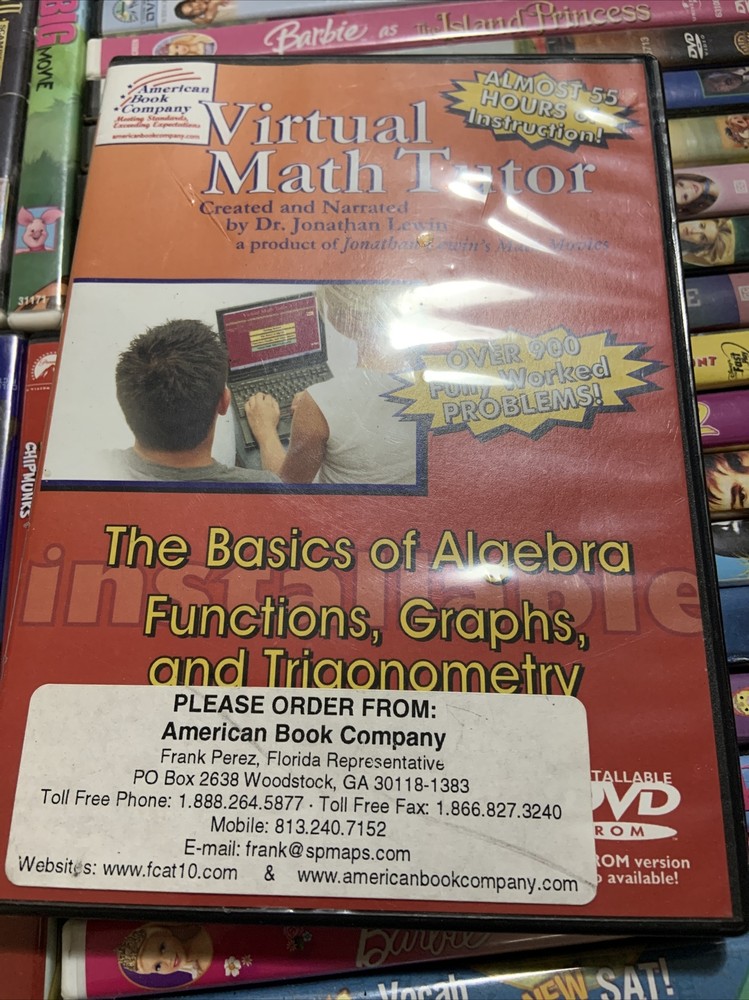 Virtual Math Tutor by Dr. Jonathan Lewin