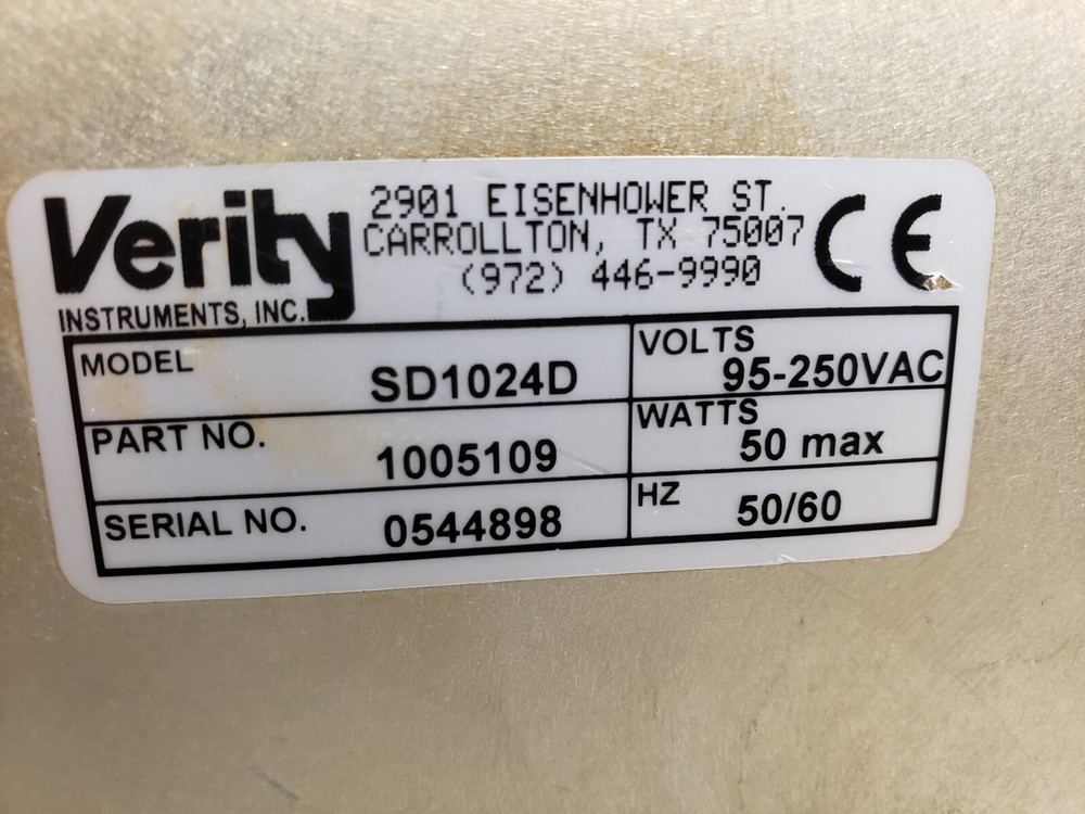 Verity Instruments SD1024D Spectrometer Spectrograph VI1.11a