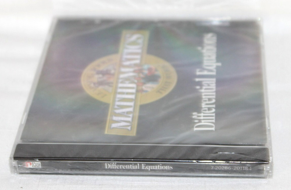 Mathematics Differential Equations Learning Tools Pro One Software PC-ROM