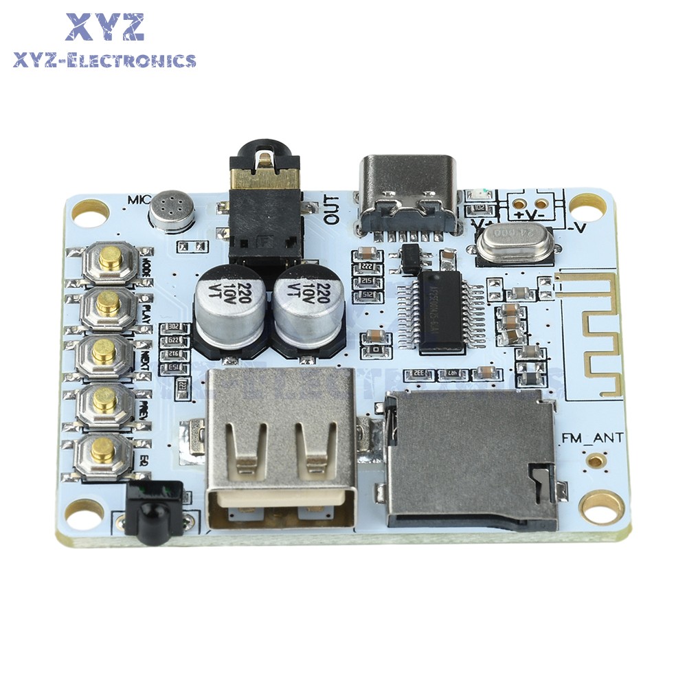 Bluetooth 5.4 Audio Receiver Board MP3 Lossless Decoder Decoding Module Type-C