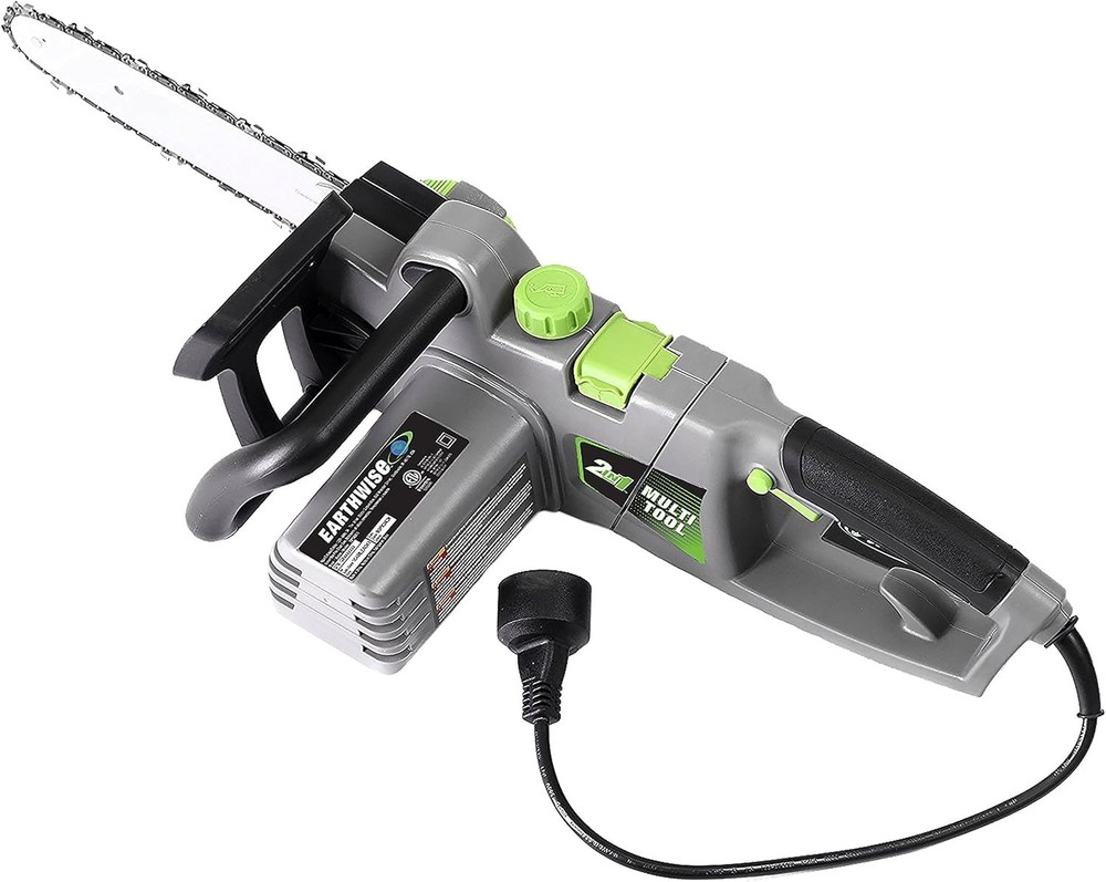 Dual Function Electric Pole Saw & Chainsaw - 5 Angle Settings & Safety Features