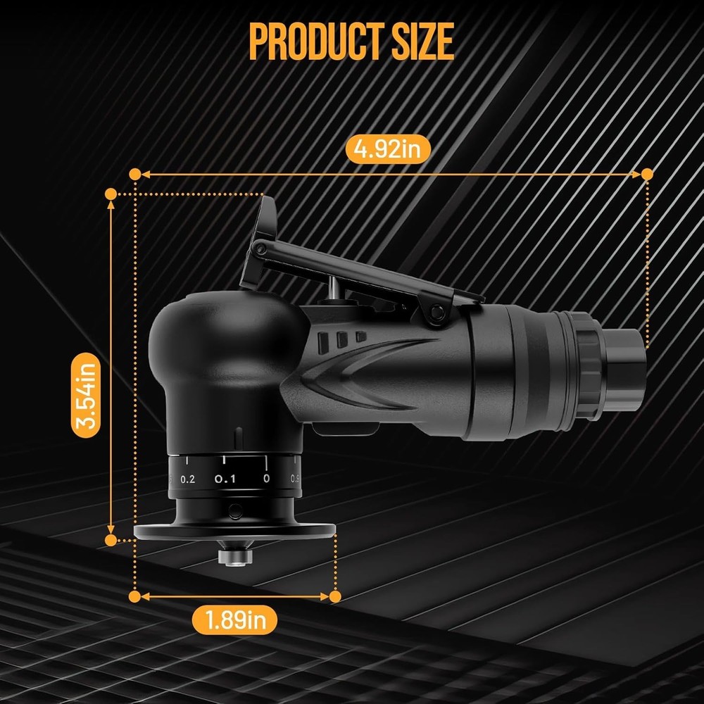 Pneumatic Chamfering Tool, Chamfer Tool with 6 C-Angle & 6 R-Angle Blades,
