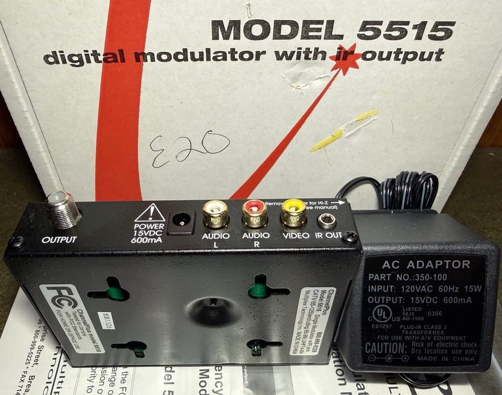 Channel Plus Multi Room Video Modulator Model 5515