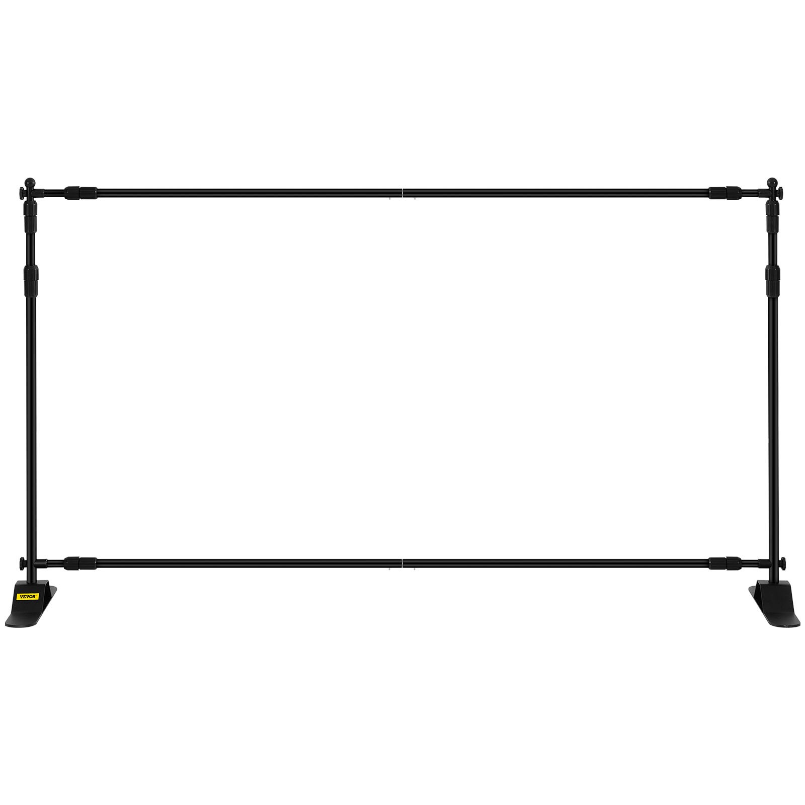 VEVOR 8' Display Backdrop Banner Stand Adjustable Telescopic