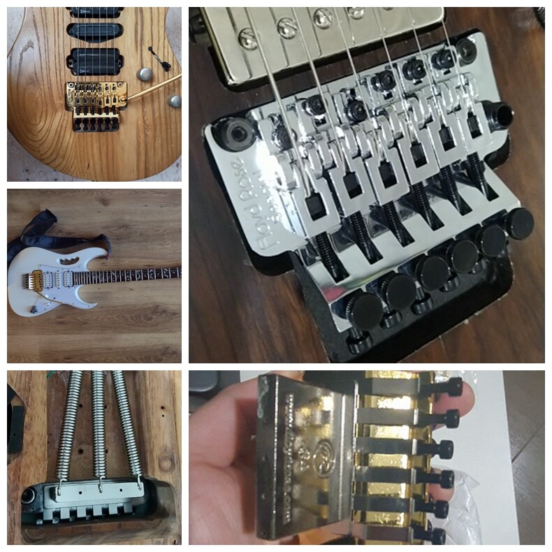 Upgrade Floyd Rose Special Tremolo System Bridge Double Locking Stainless Block