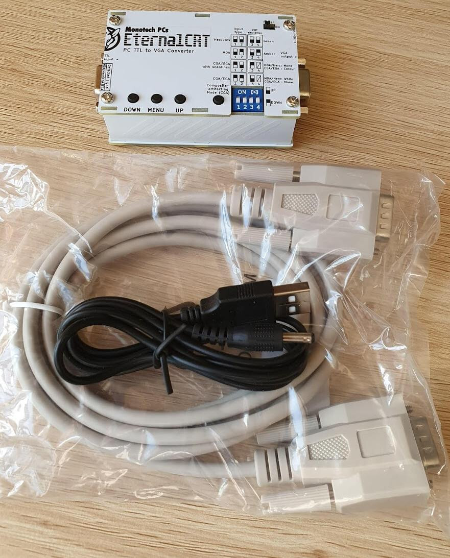 EternalCRT - MDA/CGA/EGA to VGA Converter Box