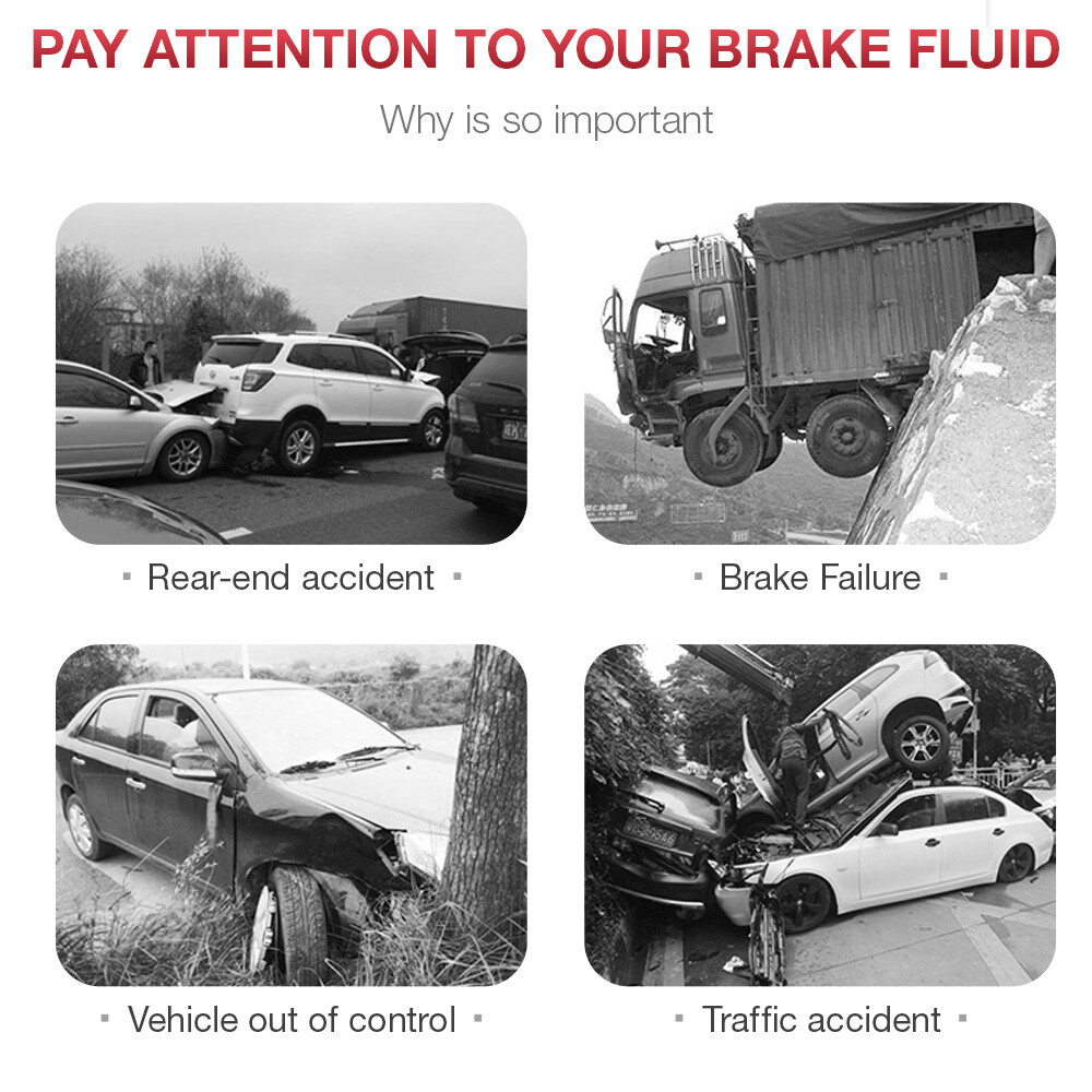 LCD Car Brake Fluid Tester High Precision Detector Analyzer DOT3 DOT4 DOT5.1