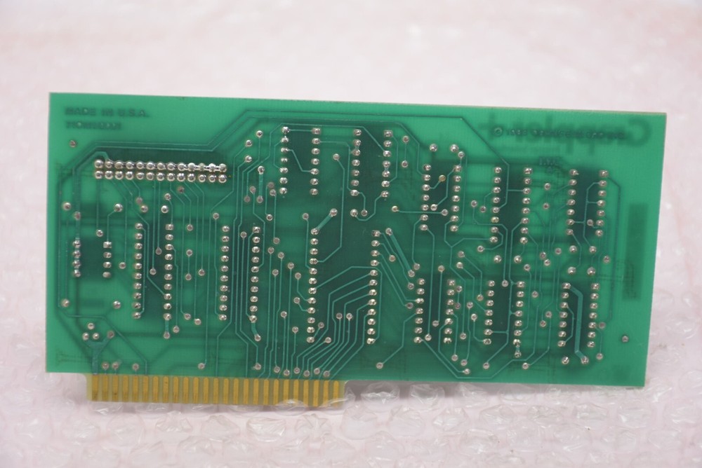 Vintage Orange Micro Grappler+ Printer Interface Card 710 MI 10001 Untested