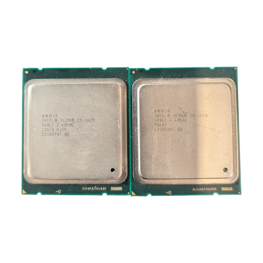 Lot of 2 Intel Xeon E5-1620 3.60GHz Socket LGA2011 CPU Processor SR0LC