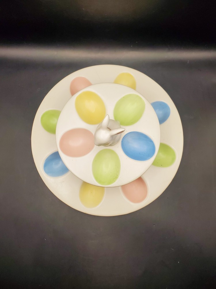 Easter Bunny Deviled Egg Serving Platter
