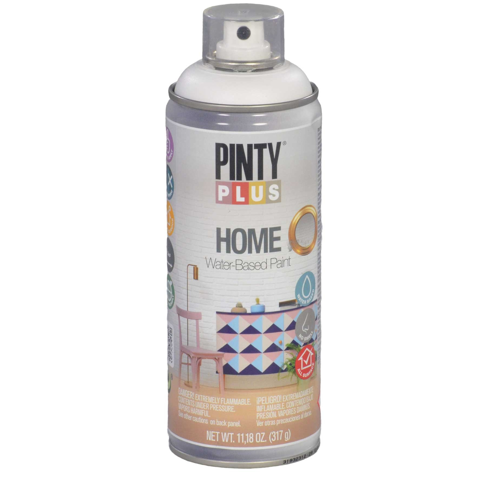 Pintyplus Home Spray Paint, Case of 6 Cans - Assorted Colors