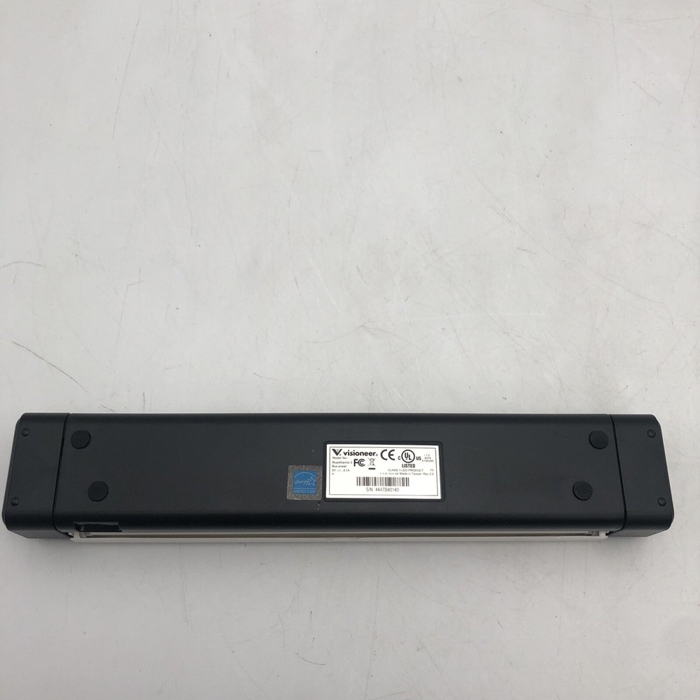 USED Visioneer RoadWarrior 3 Simplex Mobile Document Scanner POWERS ON READ E