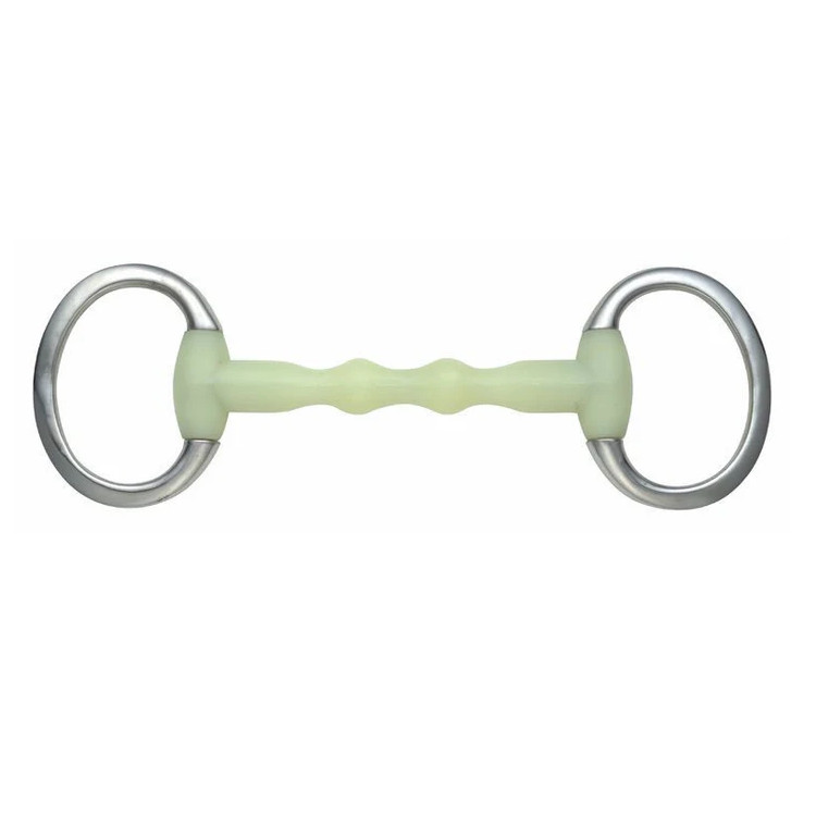 Happy Mouth Ripple Eggbutt Snaffle Dee Bit