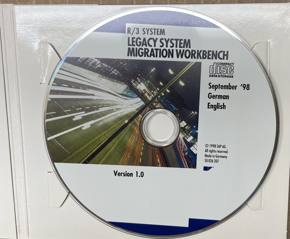 Vintage SAP Software Bundle - R/3 System - AcceleratedSAP