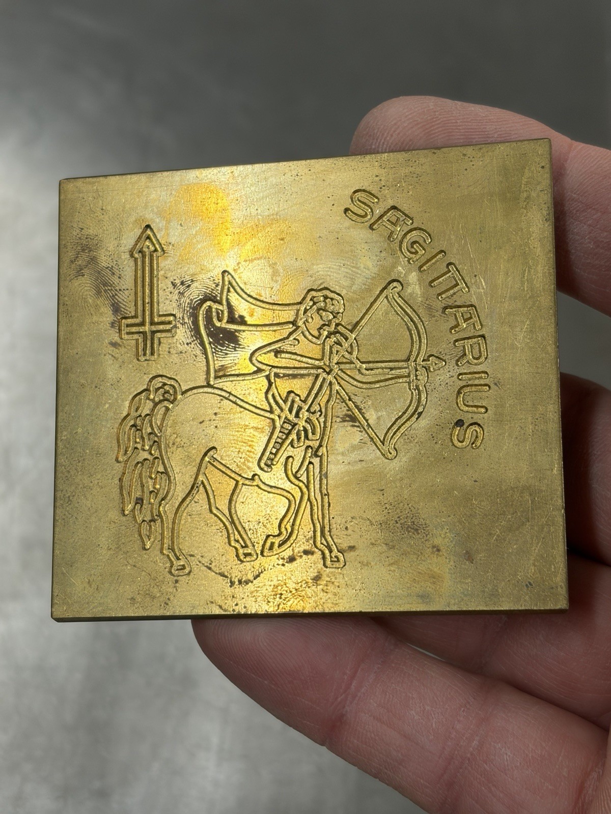 12 SIGNS OF THE ZODIAC MASTER TEMPLATES SOLID BRASS FROM NEW HERMES ENGRAVER