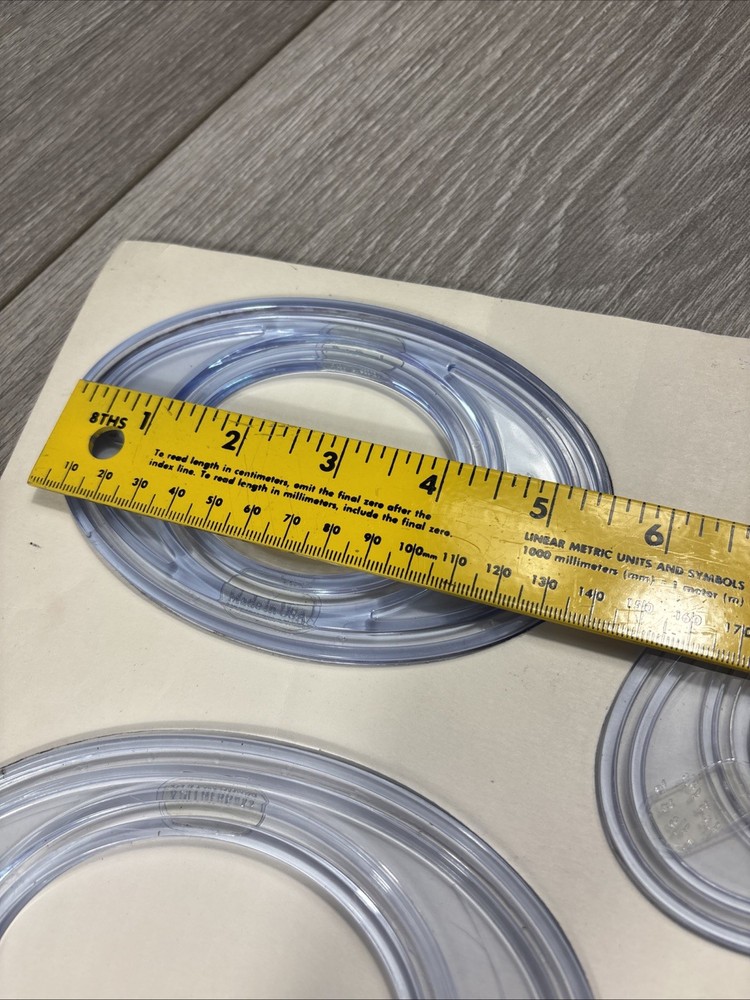 Creative Memories Custom Cutting System 4 Oval Pattern Template Set Scrapbooking