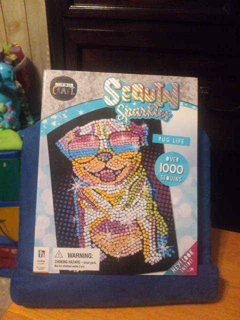 Curious Craft Sequin Sparkles.   Pug Life