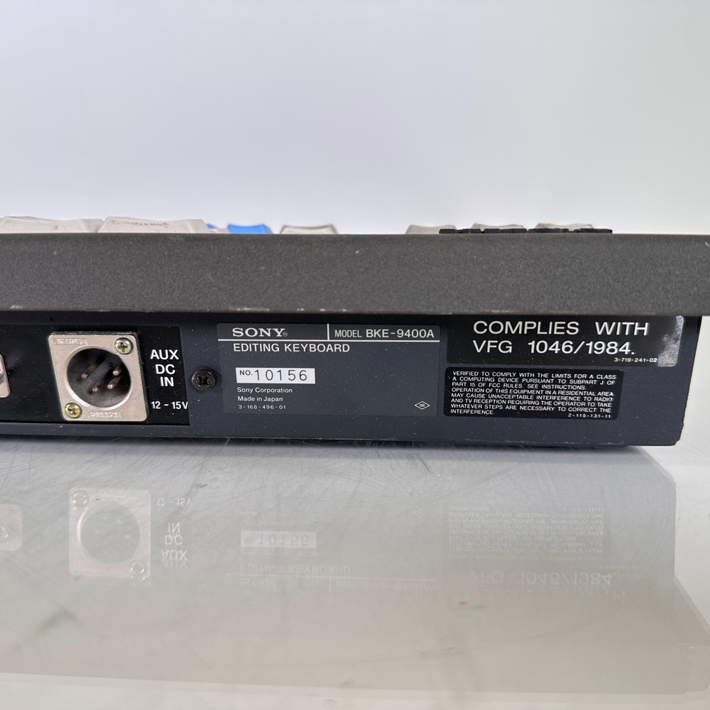 SONY BKE-9400A Editing Controller Keyboard for BVE-9100 System