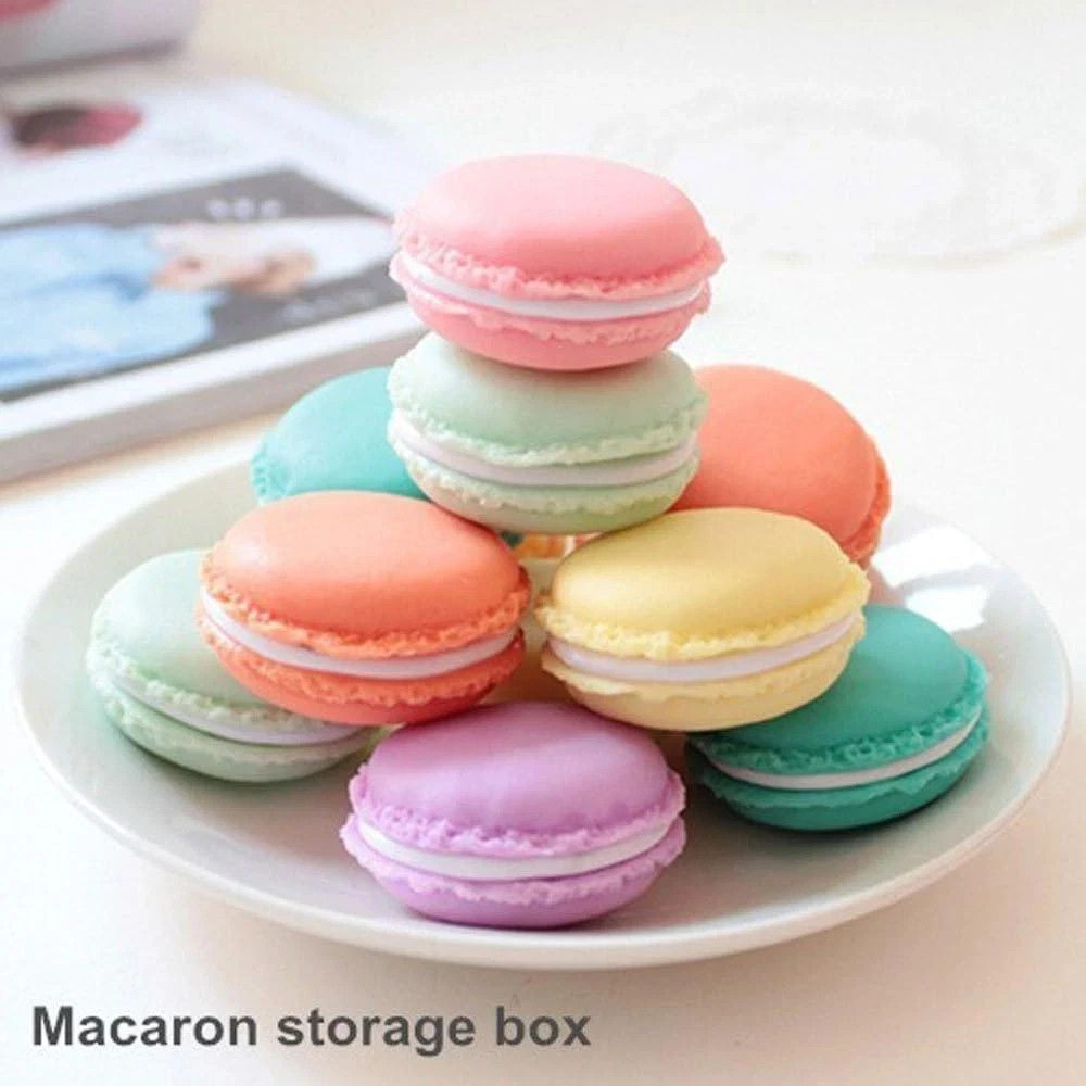 6PCS Macaron Case, Jewelry Box, Mini Storage, Pill Box, Keepsake