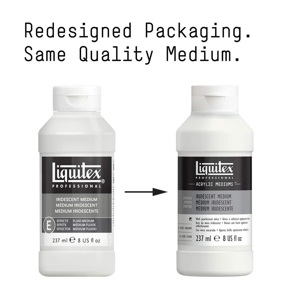 Professional Medium set 8 Fl Oz Iridescent Art craft solution