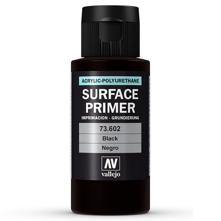 Vallejo Surface Primer Black Matte 60Ml Paint