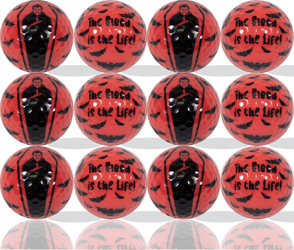 Dracula Golf Balls 12 Pack - Great Gift Idea!