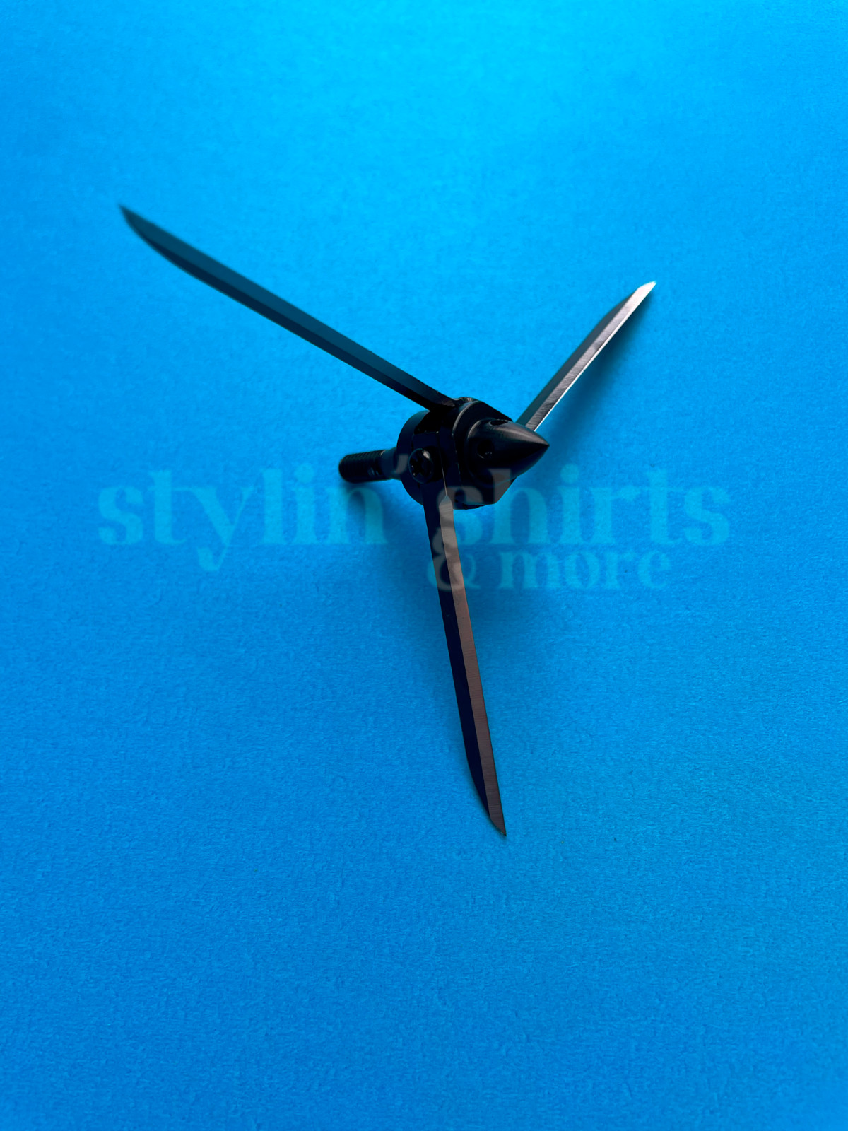 Turkey Head Hunting Point Archery Fixed Three Blade Broadheads 125 Grain 3 3/4"