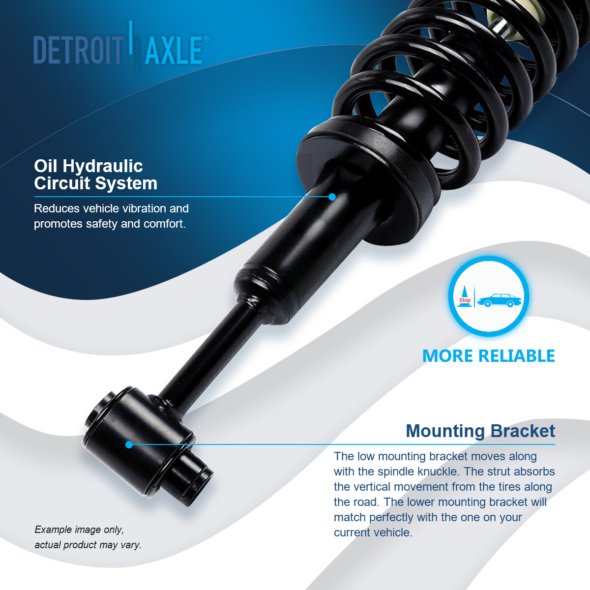 Ford Explorer Mercury Mountaineer Struts Assembly + Sway Bars for Front & Rear