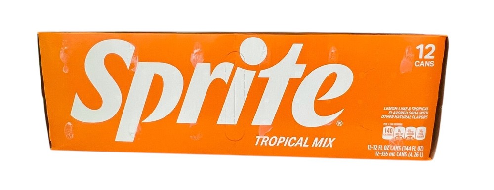 Sprite Tropical Lemon Lime Soda 12 pack