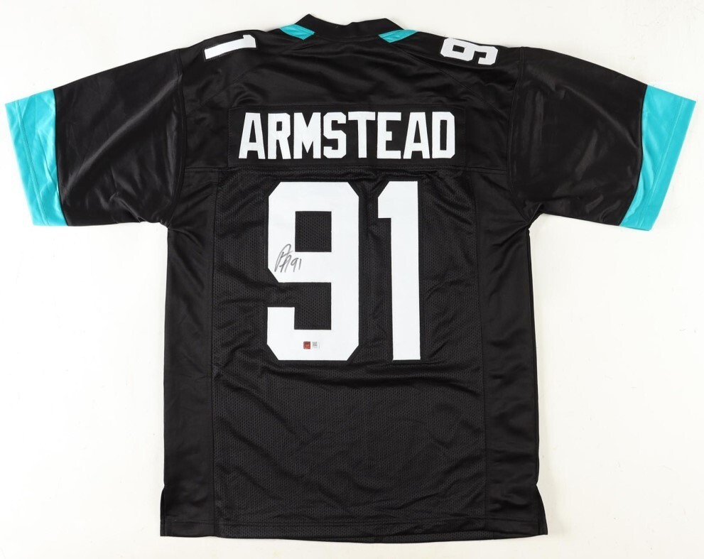 ARIK ARMSTEAD Signed Carolina Panthers Custom XL Jersey (Pristine Authentic)