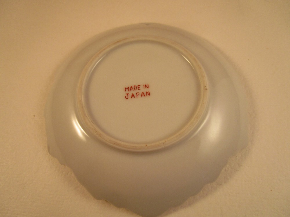 Antique Made in Japan Comic Drunk Hobo Leaf Shaped Candy Dish