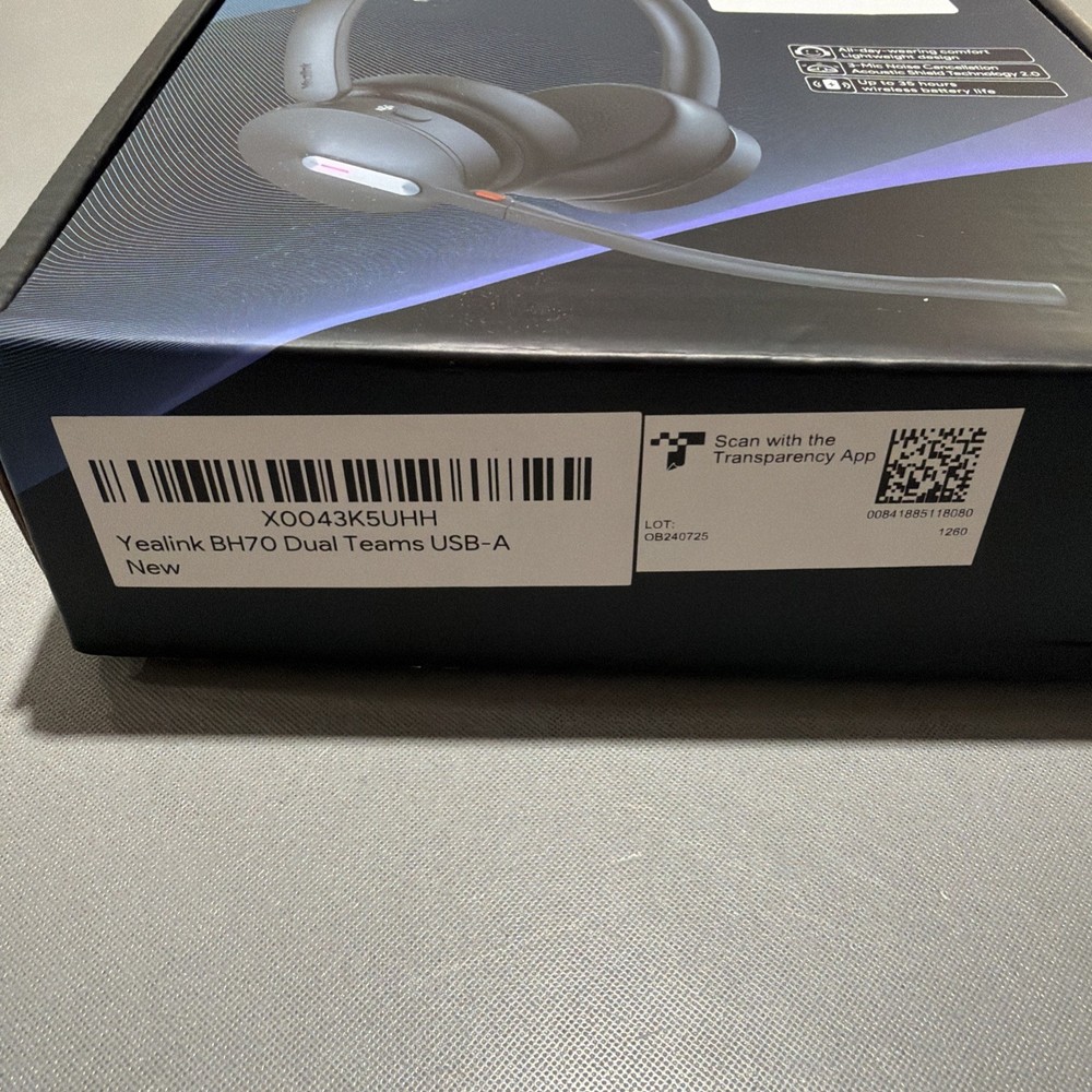 Yealink BH70 Dual Wireless Headset with Mic