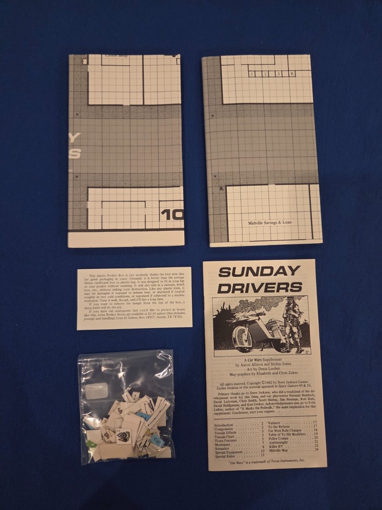 Sunday Drivers - Steve Jackson Games (Complete)