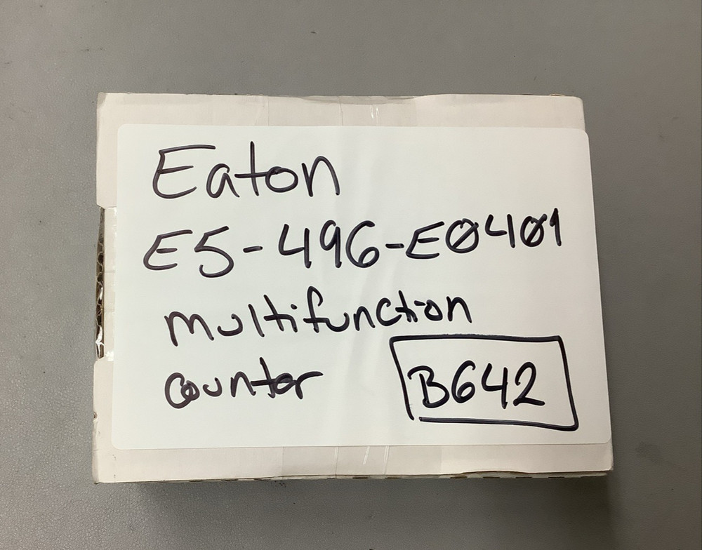 Eaton E5-496-E0401 LED Multifunction Counter/Timer/Ratemeter, 6-Digit (b642)